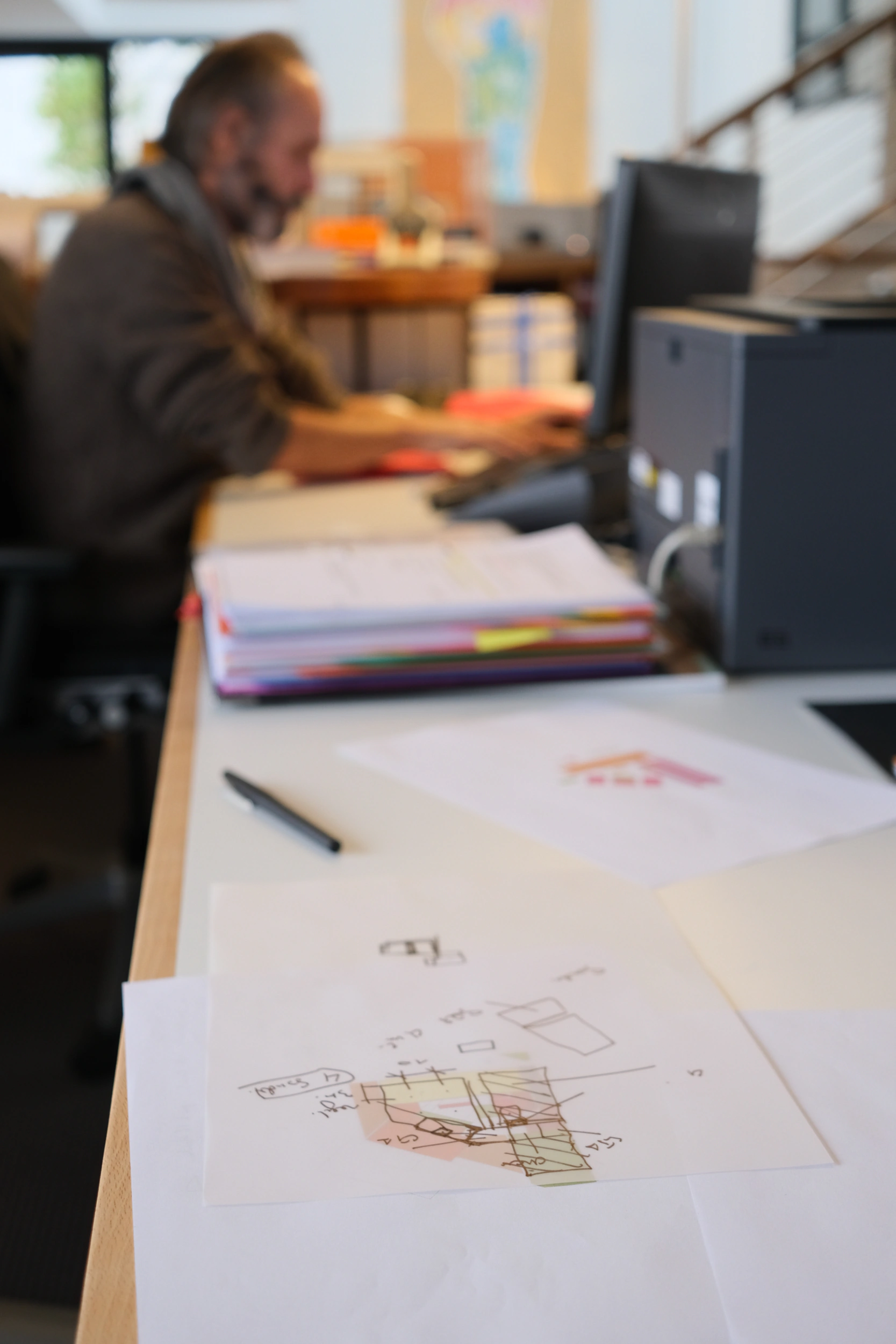 Vue intérieure de l'agence