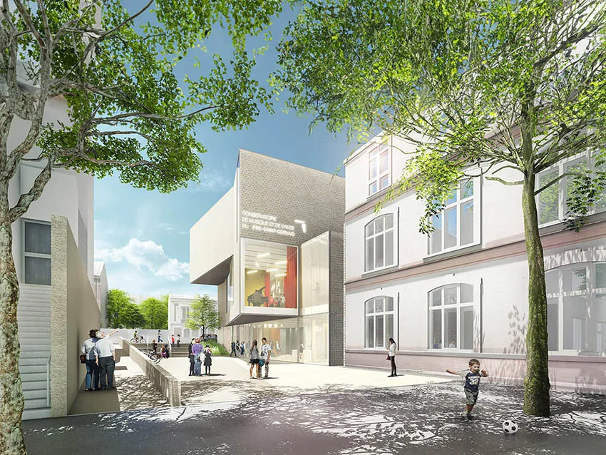 Construction d'un Conservatoire de musique et de danse