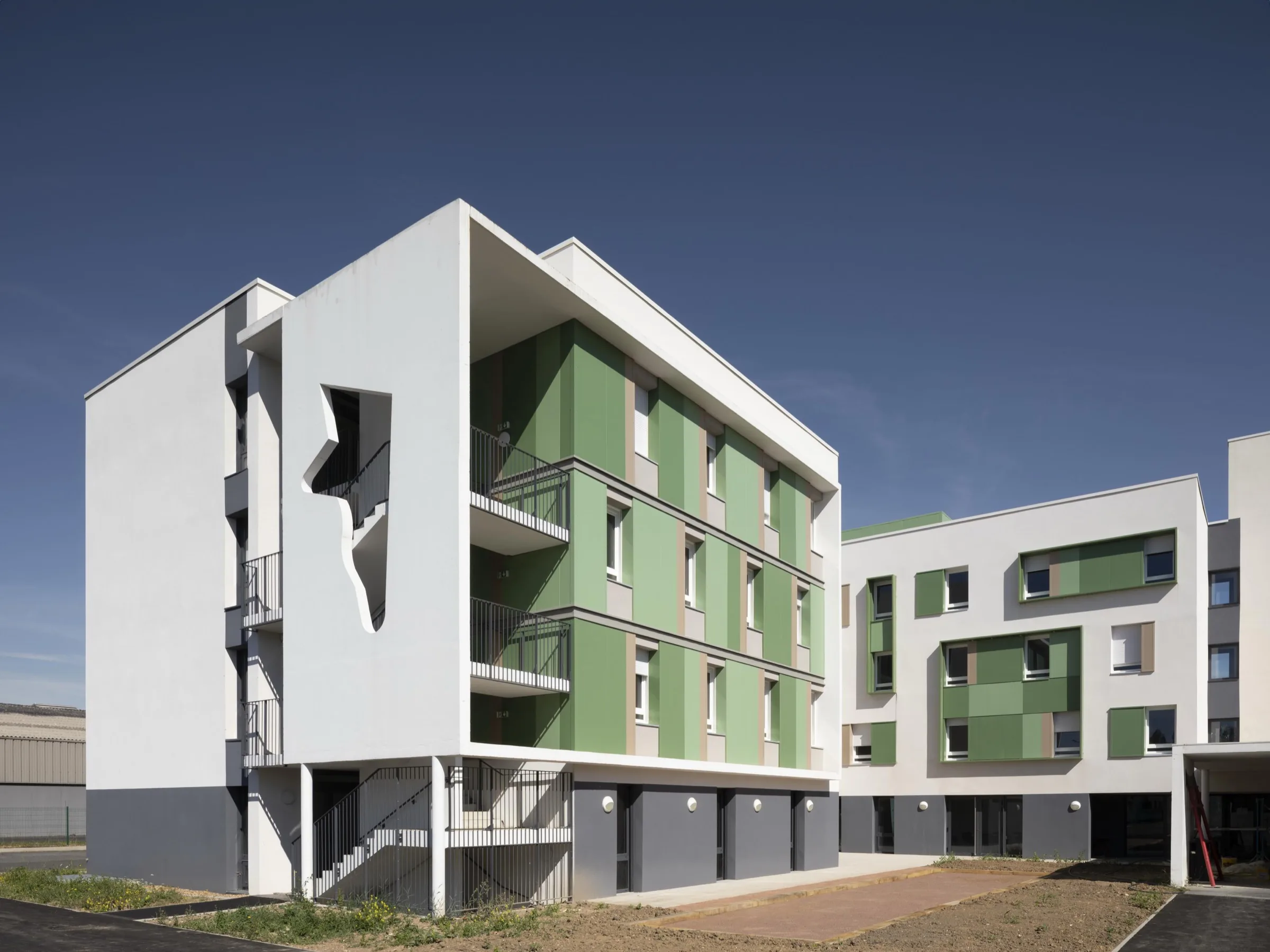 Hébergements du campus du CFA